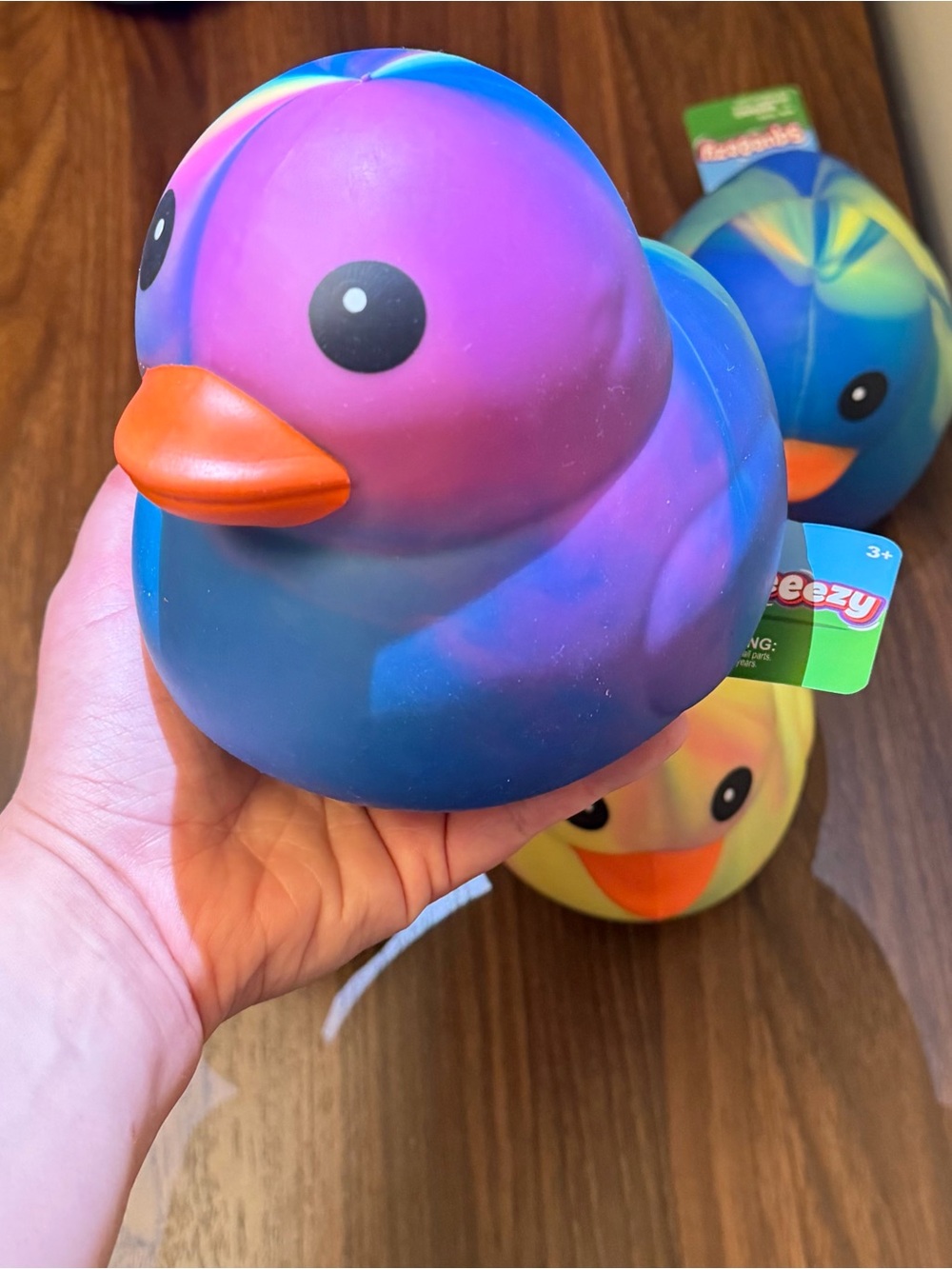 Sunny Days Jumbo Squeezy Duck – Tie Dye